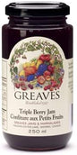 GREAVES, JAM - TRIPLE BERRY, 12 x 250 ML