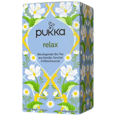 PUKKA SPECIALTY, ORGANIC RELAX, 4 x 20CT