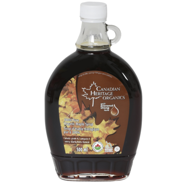 CANADIAN HERITA, MAPLE SYRUP VERY DARK STRONG TSTE OR, 12 x 500ML