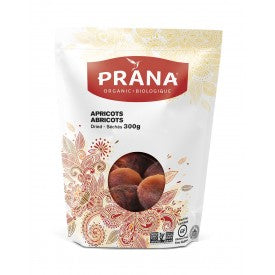 PRANA, ORG PITTED APRICOTS, 6 x 300 GR