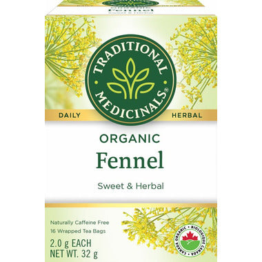 TRADITIONAL MEDICINALS, FENNEL, 6 x 16CT