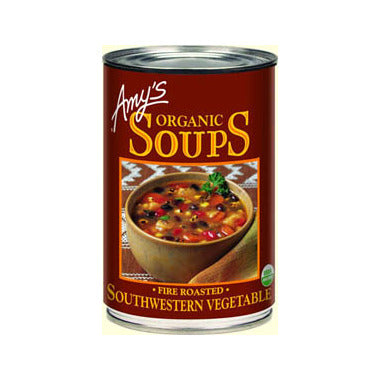 AMY'S KITCHEN, FIRE RSTD STHWEST VEG SOUP OR, 12 x 398ML