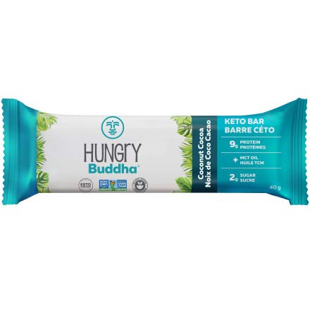 HUNGRY BUDDHA, CACAO COCONUT BAR, 12 x 40G