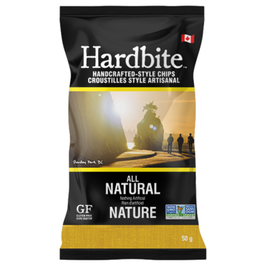 HARDBITECHIPS, ALL NATURAL, 30 x 50G