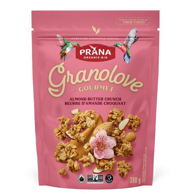 PRANA, GRANOLOVE GOURMET-ALMOND BUTTER CRUNCH, 8 x 300G