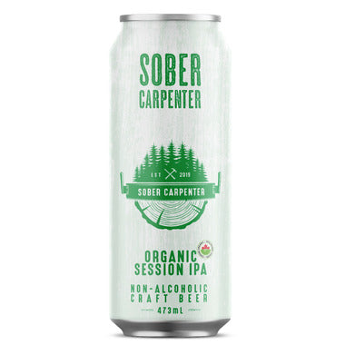 SOBER CARPENTER, ORGANIC SESSION IPA NA CRAFT BEER, 12 x 473ML
