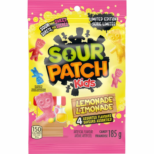 MAYNARDS SOUR PATCH KIDS LEMONADE CANDY, 12 X 185 G