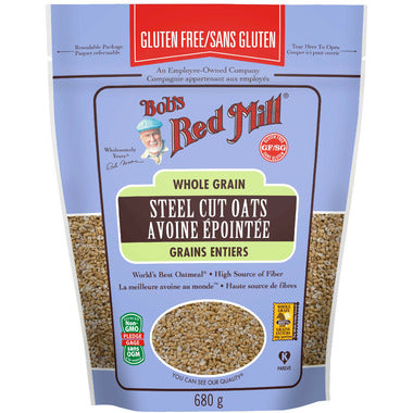 BOB'S REDMILL, GF STEEL CUT OATS, 4 x 680G