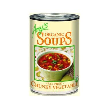 AMY'S KITCHEN, CHUNKY VEG SOUP OR, 12 x 398ML
