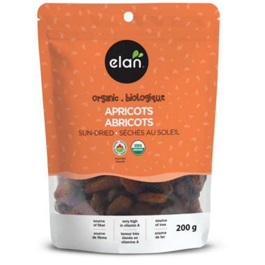 ELAN, SUN-DRIED APRICOTS, 8 x 200G
