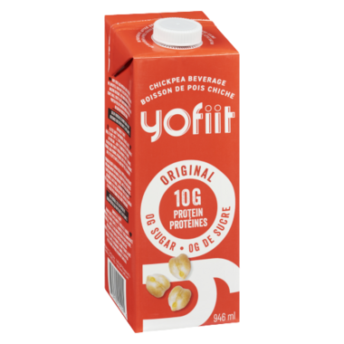 YOFIIT, HIGH PROTEIN HIGH OMEGA CHICKPEA MILK, 12 x 946ML