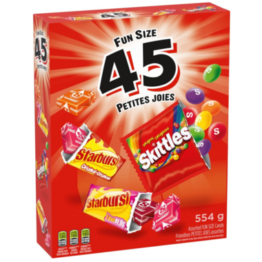 STARBURST SKITTLES FOR HALLOWEEN (45), 28 X 1 UN