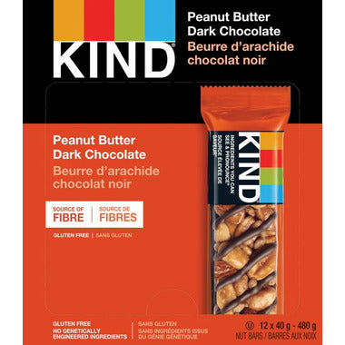 KIND, PNUT BTTR DARK CHOC, 12 x 40G
