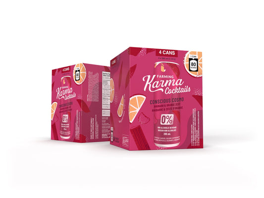 FARMING KARMA, CONSCIOUS COSMO 0% ALC VOL, 6 x 4X285ML
