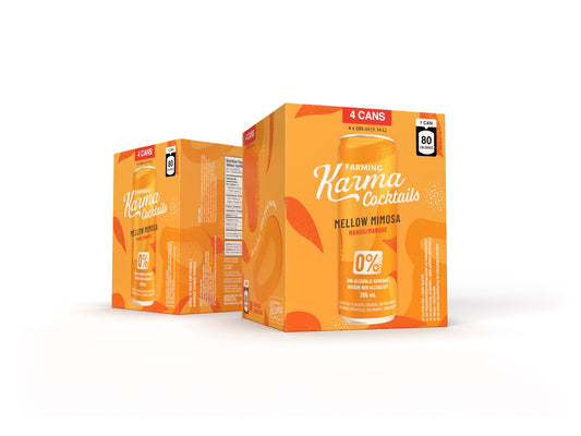FARMING KARMA, MELLOW MIMOSA 0% ALC VOL, 6 x 4X285ML