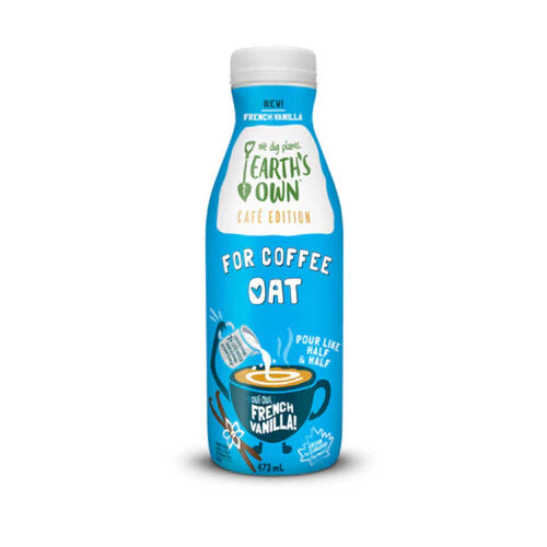 EARTHOWN OAT MILK CREAMER VANILLA FRENCH, 8 X 473 ML