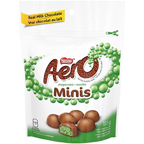 AERO PEPPERMINT MILK CHOCOLATE MINIS, 10 X 135 G