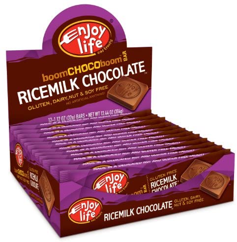 ENJOY LIFE, RICE MILK CHOCOLATE BOOM CHOCO BOOM BAR, 24 x 32G