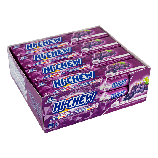 HICHEW CANDY GRAPE, 12 X 58 G