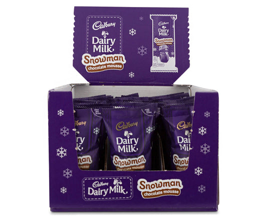 CADBURY MILK CHOCOLATE SNOWMAN, 33 X 30 G