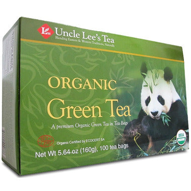 UNCLE LEE'S TEAS, ORGANIC GREEN TEA, 12 x 100CT