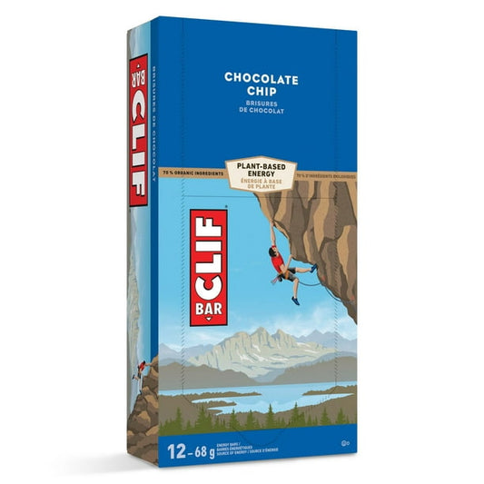 CLIF/LUNABAR, CHOC CHIP BAR, 12 x 68G