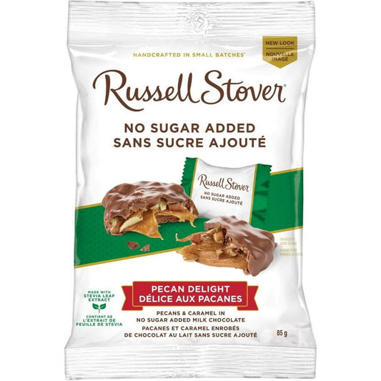 RUSSELL STOVER, NSA PECAN DELIGHT -MILK-85G, 10 x 85G