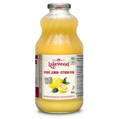 LAKEWOOD, PURE LEMON JUICE OR, 12 x 370ML