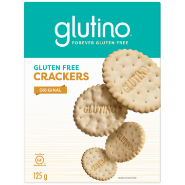 GLUTINO, ORIGINAL CRACKERS, 6 x 125G