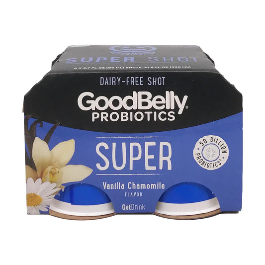 GOODBELLY, VANILLA CHAMOMILE, 6 x 4X80ML