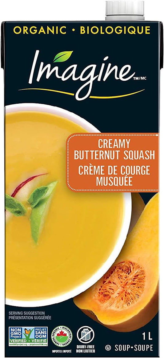 IMAGINE FOODS, CRMY BUTTERNUT SQUASH OR, 12 x 1L