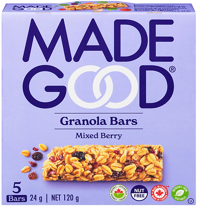 MADE GOOD, MIXED BERRIES GRANOLA BAR OR, 6 x 5/24G
