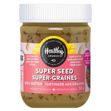 HEALTHY CRUNCH, SUPER SEED SUNSEED BUTTER, 6 x 340G