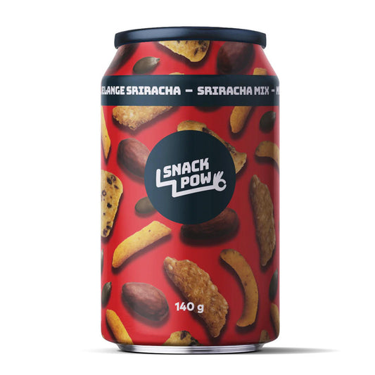 SNACK POW SRIRACHA MIX, 6 X 140 G