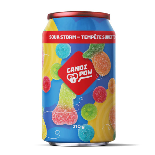 CANDIPOW SOUR STORM CANDY, 6 X 210 G