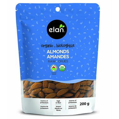 ELAN, RAW ALMONDS, 8 x 200G