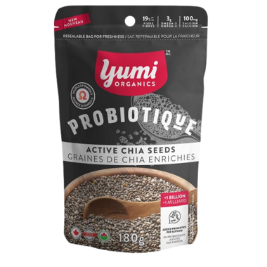 YUMI, ACTIVE CHIA, 6 x 180G
