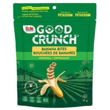 GOOD CRUNCH, BANANA BITES - ORIGINAL, 6 x 71G