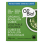 GO-BIO, NO SALT ADDED ORGANIC VEGETABLE CUBES, 15 x 54G