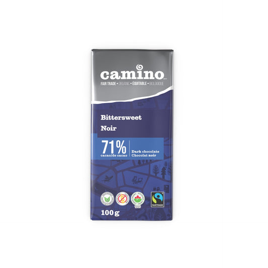 CAMINO, CTSWT CHOCO BAR 71% OR, 12 x 100 G