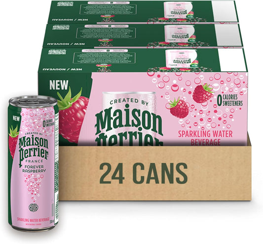 PERRIER SPARKLING WATER RASPBERRY, 24 X 330 ML