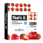 THAT'S IT, 1 APPLE 12 STRAWBERRY FRUIT BAR, 12 x 35G