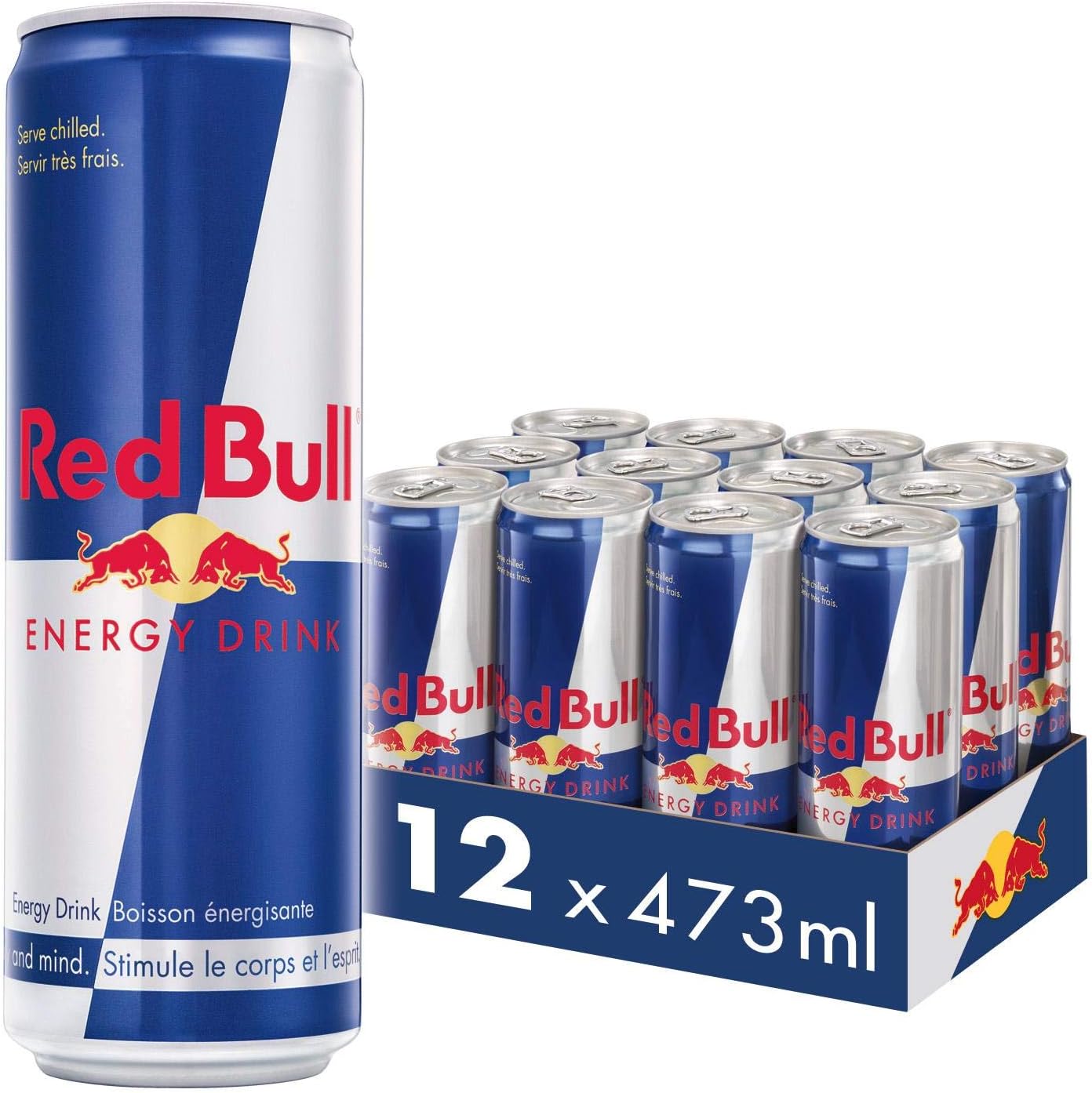 RED BULL ENERGY DRINK 12 X 473 ML
