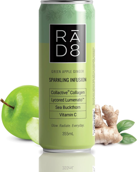 RA.D8, GREEN APPLE GINGER, 12 x 355ML