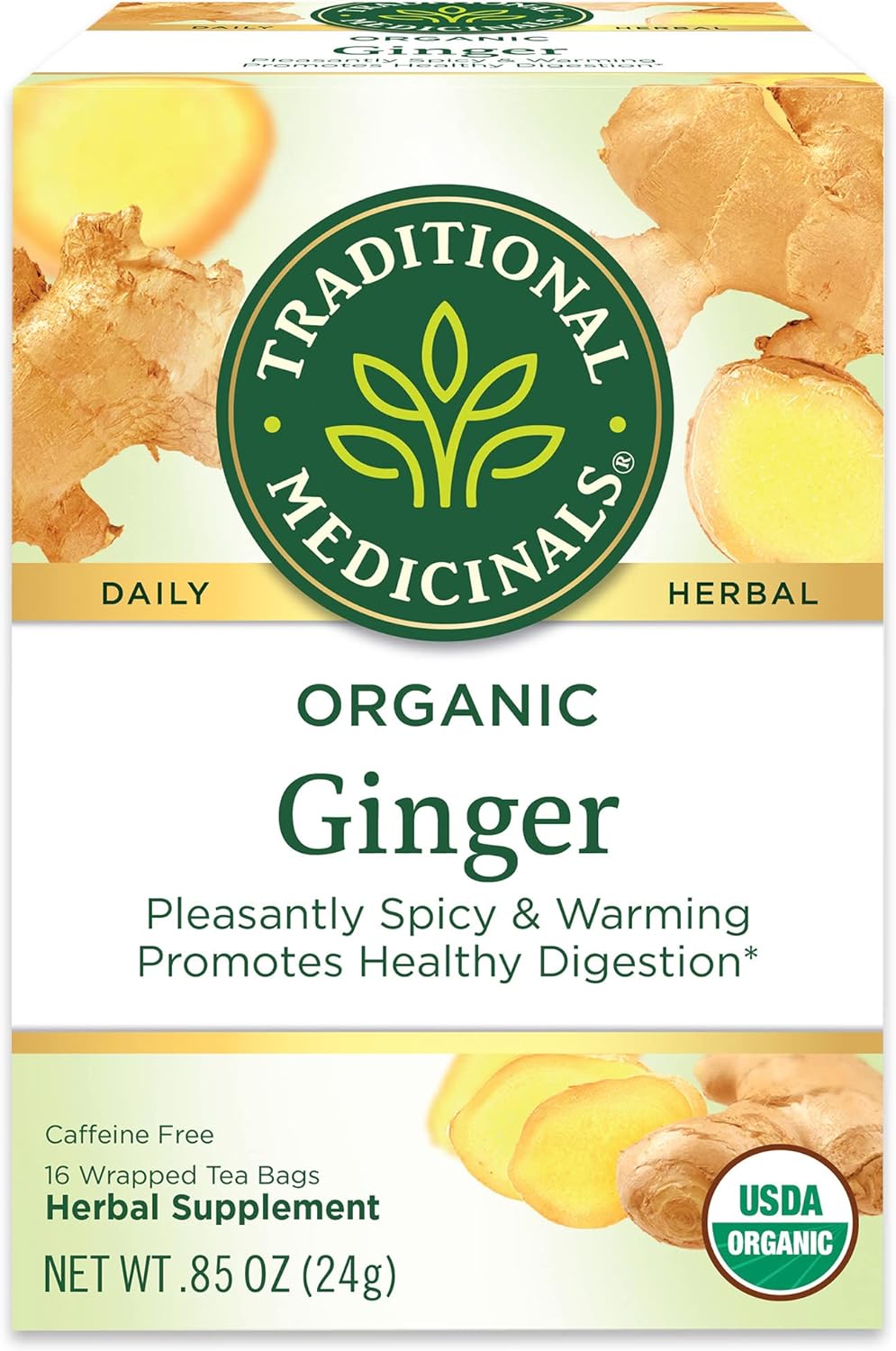 TRADITIONAL MEDICINALS, GINGER, 6 x 16CT