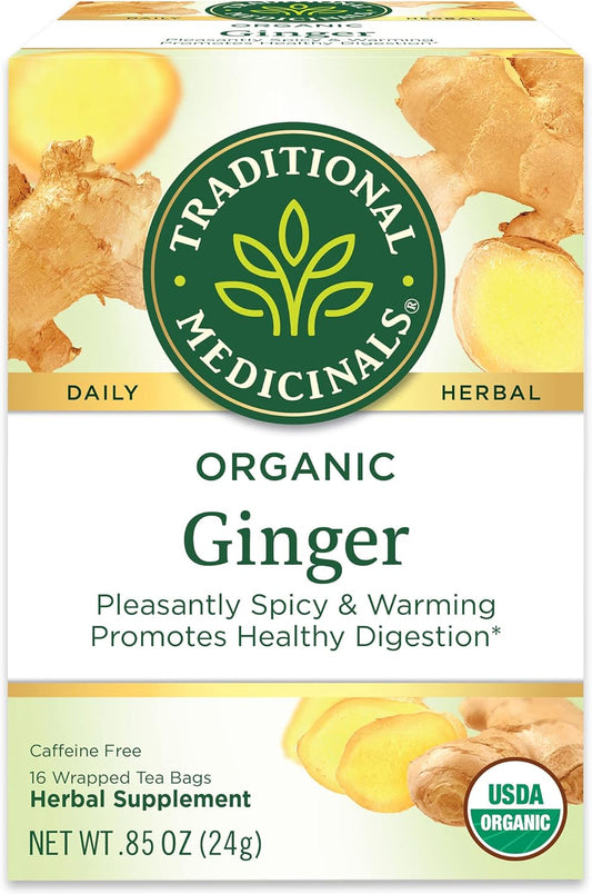 TRADITIONAL MEDICINALS, GINGER, 6 x 16CT
