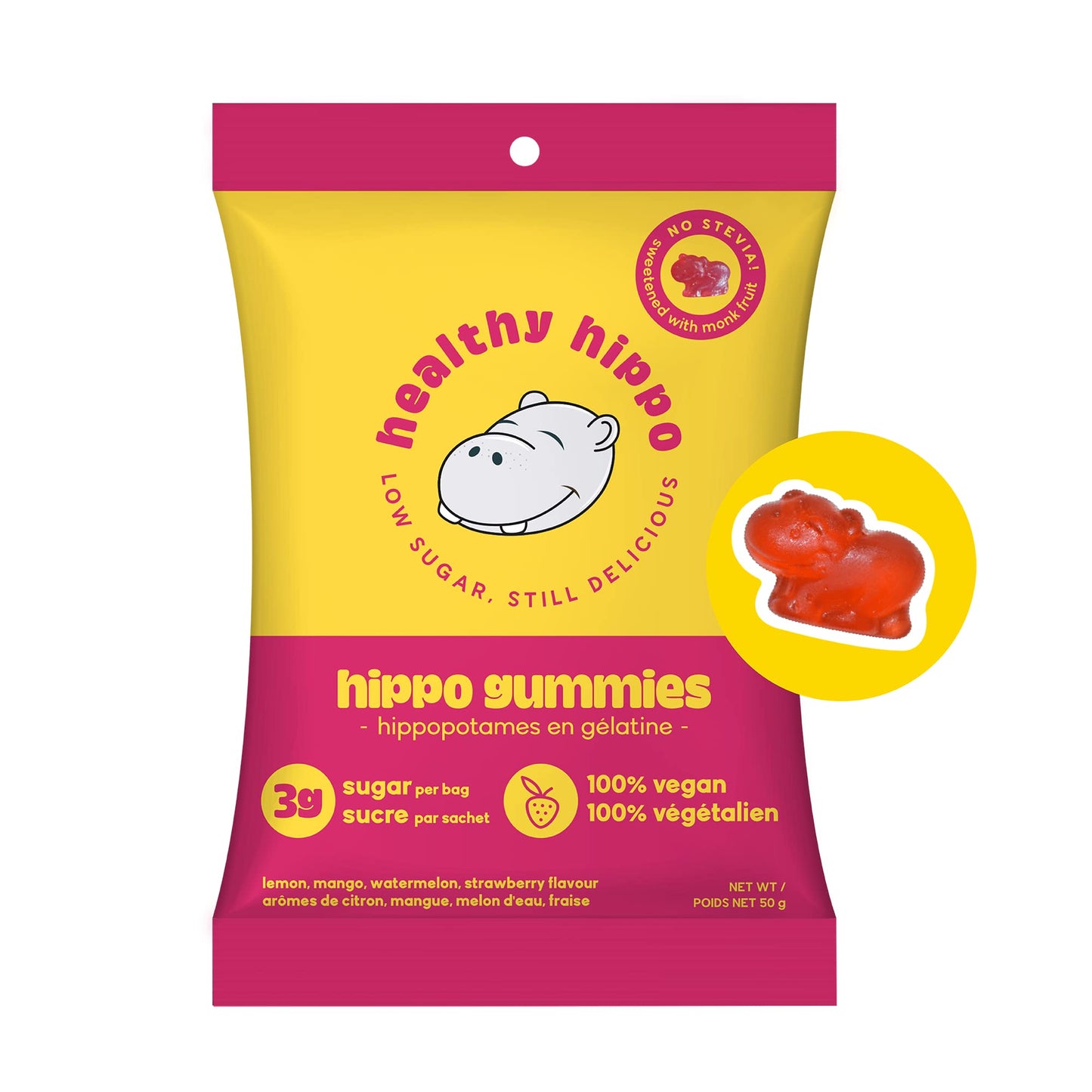 HEALTHY HIPPO, PLANT BASED GUMMIES HHP001 003-004 36EA, 108 x 50G
