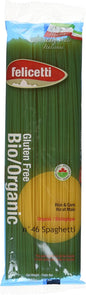 FELICETI ORGANIC RICE AND MAIZE SPAGHETTI, 12 X 340 G