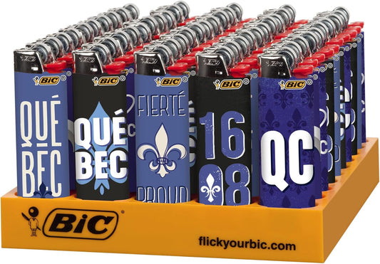 BIC LIGHTER QUEBECOIS, 50 X 1 UN