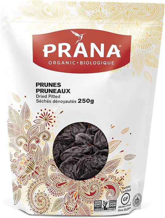PRANA, ORG PITTED PRUNES, 6 x 250 GR